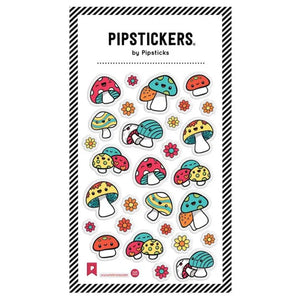 Puffy Fancy Mushrooms Stickers by Pipsticks