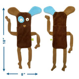 Fleece Puppy Dog Toy by Cate & Levi