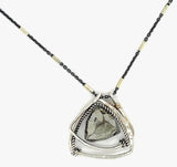 Pyrite Pyramid Necklace by Vanessa Savlen