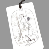 Skeleton Tarot Bookmark by Cat Rocketship