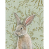 Rabbit Blank Greeting Card by Emily Uchytil