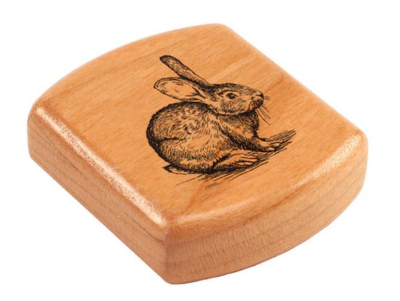 Rabbit 2” Flat Wide Secret Box by Heartwood Creations