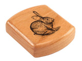 Rabbit 2” Flat Wide Secret Box by Heartwood Creations