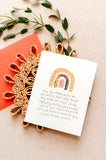 Rainbow Encouragement Greeting Card by Sweet Julie Marie