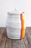 Rainbow Small Jar by ZPots