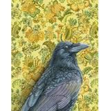 Raven (Yellow) Reproduction by Emily Uchytil