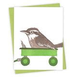 Ready to Roll Wren Card by Burdock & Bramble