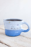Receive - Crescent Moon Landscape Mug by ZPots