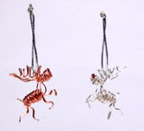 Tiny Flying Reindeer Ornament by Drawn Metal Studios