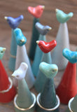 Ring Cone with Bird by Tasha McKelvey