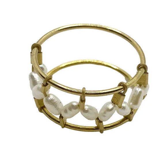 Orbital Ring: Woven Zig Zag #1 by MPR Jewelry