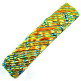 Dichroic Glass Ripple Barrette - Medium by Glass Town USA