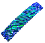 Dichroic Glass Ripple Barrette - Medium by Glass Town USA
