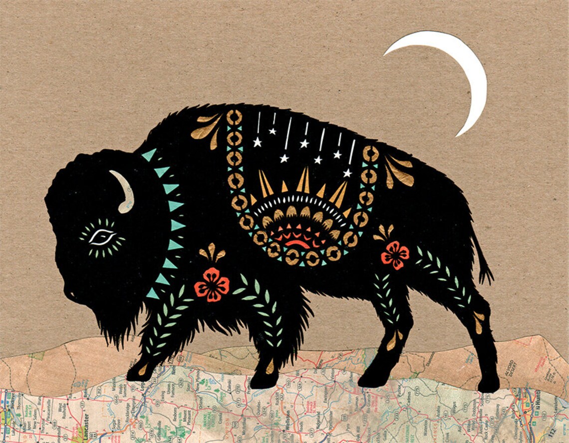 Roaming The Night Print by Angie Pickman – Outside the Lines Art Gallery