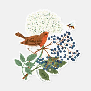 Robin Sticker by Oana Befort