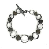 Ovals and Rocks Bracelet by Jennifer Nunnelee