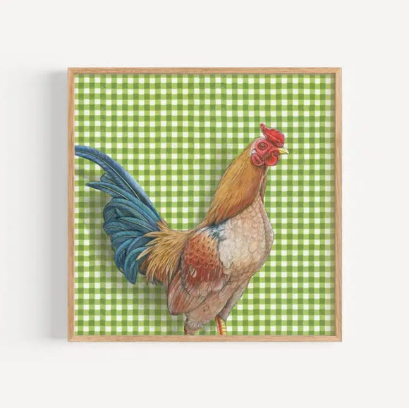 Rooster Reproduction by Emily Uchytil