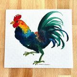 Rooster Swedish Dishcloth by Chavah's Garden