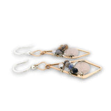 Dynamic Rose Quartz Earrings by Vanessa Savlen