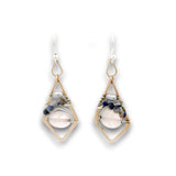 Dynamic Rose Quartz Earrings by Vanessa Savlen