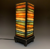 Rough Stripes Mood Lamp by Macone Clay