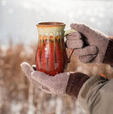 Curved Mug by Blanket Creek Pottery