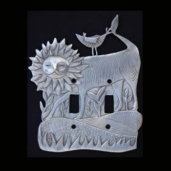 Safari Switch Plate Cover by Leandra Drumm Designs