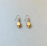 Cube Earrings by Trecy Bleich