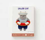 Sailor Cat Felt Doll Kit by Kiriki Press