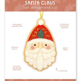 Santa Claus Felt Ornament Kit by Kiriki Press