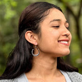 Santa Fe Hoop Earrings by Oberon Design
