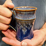 Small Coffee Mug - Pattern by Plays In Mud Pottery