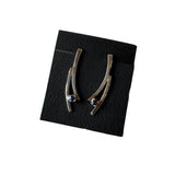 Sapphire Post Earrings by Margie Magnuson