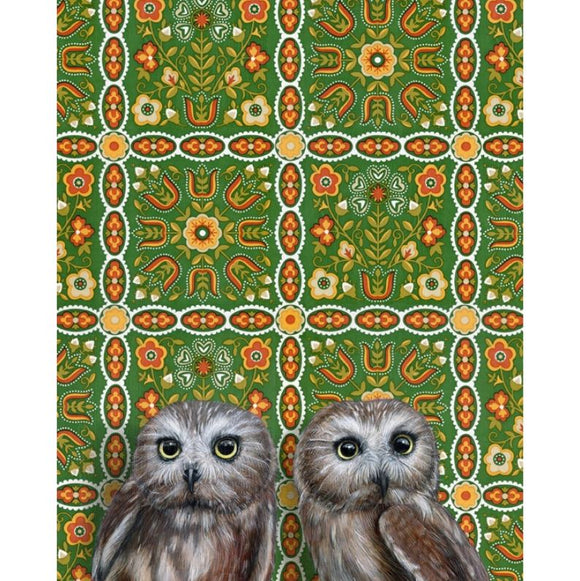Saw-Whet Owls Reproduction by Emily Uchytil