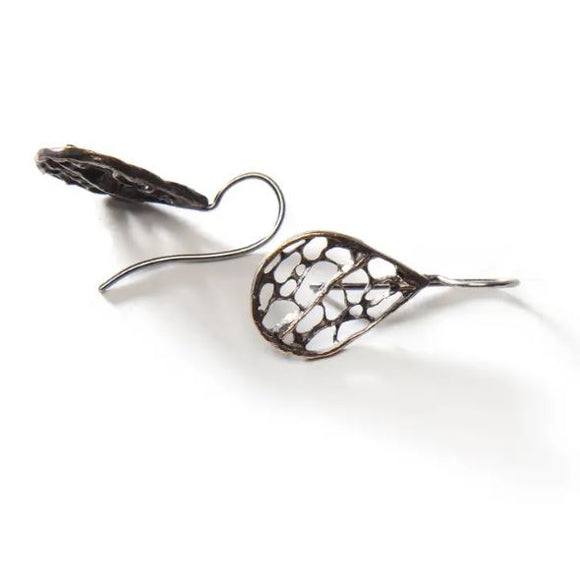 Warm Sea Fan Small Earrings by Merzatta Jewelry
