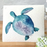 Sea Turtle Swedish Dishcloth by Chavah's Garden