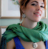 Serene Face Earrings by Oberon Design
