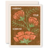 Sharing Your Sorrow Sympathy Card by Heartell Press