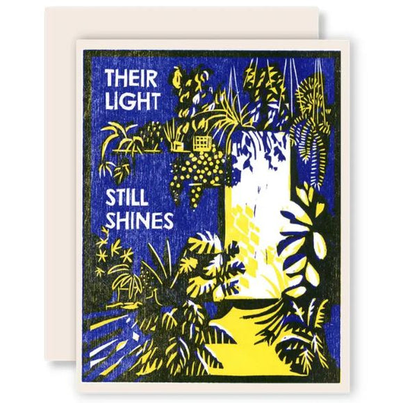 Their Light Still Shines Sympathy Card by Heartell Press