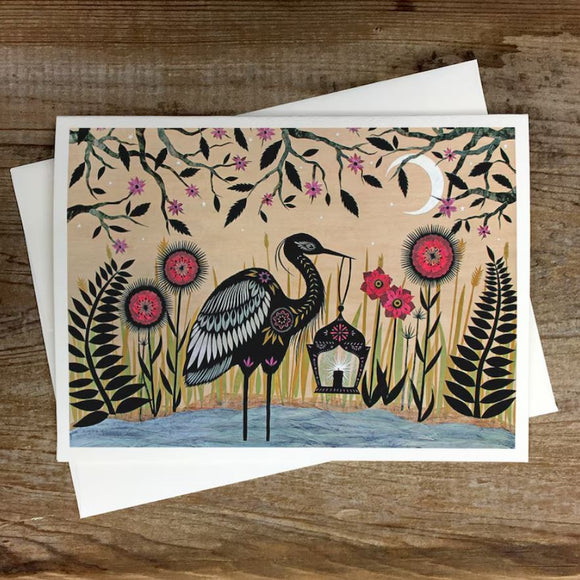 Shine Your Light Around You Greeting Card by Angie Pickman