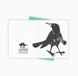 Shutterbug Grackle Card by Burdock & Bramble