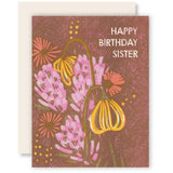 Happy Birthday Sister Card by Heartell Press