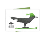 Bunny Slope Grackle Card by Burdock & Bramble