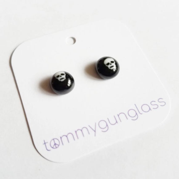 Skull Studs by TommyGunGlass