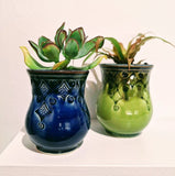 Small Tabletop Planter - Pattern by Plays In Mud Pottery