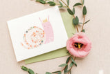 Pink Snail Greeting Card by Sweet Julie Marie