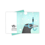 Snorkel Grackle Card by Burdock & Bramble