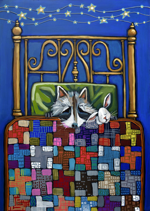 Snuggle Buddies Under The Stars by David Hinds