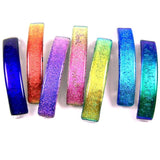 Dichroic Glass Solid Barrette - Large by Glass Town USA