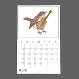 Burdock & Bramble 2025 Songbirds Calendar by Burdock & Bramble